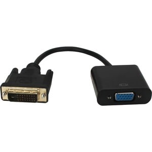 QVS DVI To VGA Active Video Converter - DVI-D/VGA Video Cable for Computer, Projector, Video Device - First End: 1 x 15-pi