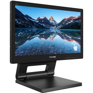 Monitor LCD Touchscreen Philips 162B9T - 406,4 mm (16") Class - 16:9 - 15,60 ms - 39,6 cm (15,6") Viewable - Capacitiva a 