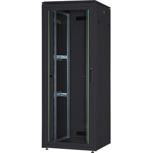 Digitus Dynamic Basic 42U Rackschrank für Server - 482,60 mm Rack Width - Schwarz - Glas, Stahl - 600 kg Maximale Gewichts