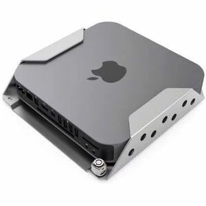 Compulocks Mac mini Security Mount with Keyed Cable Lock Silver - Lightweight and Low Profile, High-Grade Aluminum Constru