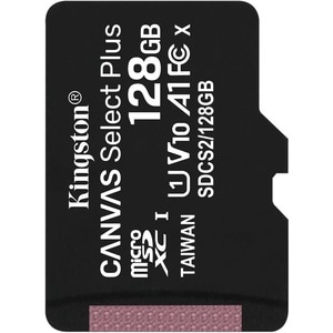 128GB MICROSDXC CANVAS SELECT 100R A1 C10 SP W/O ADAPTER