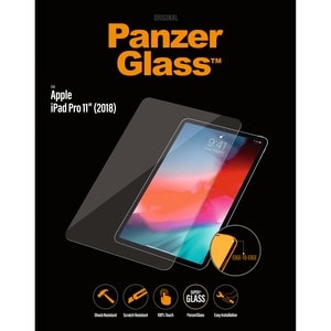 PanzerGlass Original Tempered Glass Screen Protector - Crystal Clear - For 27.9 cm (11") LCD iPad Pro - Shock Resistant, S