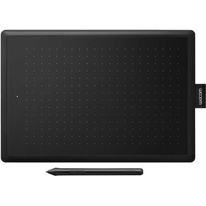 Wacom One by Grafiktablett - 2540 lpi - Kabel - Schwarz, Rot - 216 mm x 135 mm Aktiver Bereich - 2048 Druckniveau - Stift 