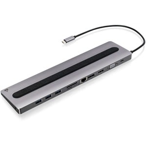 IOGEAR Dock Pro 100 USB-C 4K Ultra-Slim Station - for Notebook/Tablet/Smartphone - 100 W - USB 3.1 Type C - 4 x USB Ports 