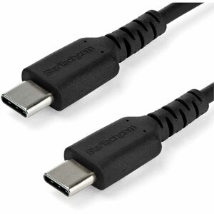 StarTech.com 2m USB C Charging Cable - Durable Fast Charge & Sync USB 2.0 Type C to C Charger Cord - TPE Jacket Aramid Fib