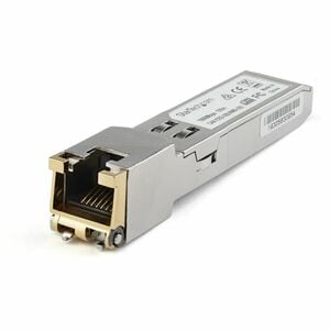 StarTech.com GLCTEST. SFP Transceiver-Typ: Kupfer, Maximale Datenübertragungsrate: 1250 Mbit/s, Schnittstelle: SFP. Produk