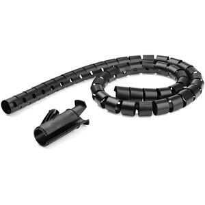 SPIRAL CABLE MANAGEMENT SLEEVE 25MM X 2.5M /1X 8.2 - BLACK