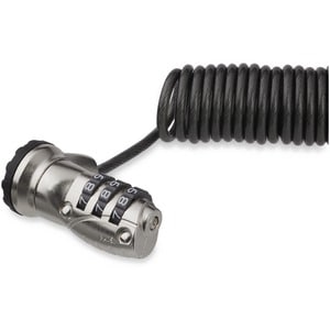 StarTech.com Cable de 1.8m con Candado para Laptop Auto Enrollable y Combinación de 3 Dígitos para PC/Dispositivos con Ran