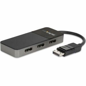 StarTech.com 3-Port DisplayPort 1.4 Splitter, DisplayPort to 3x DP Multi-Monitor Adapter, Triple 4K Computer MST Hub, Wind