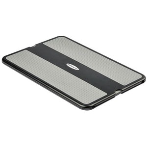 StarTech.com Lap Desk - With Retractable Mouse Pad - Black, Grey - Silicone, Plastic - 1 - TAA Compliant