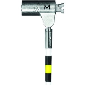 Câble de verrouillage MOBILIS Pour Ordinateur - 2 m Câble - Verrou Master Keyed (à clé passe-partout) - Blanc - Acier Durc