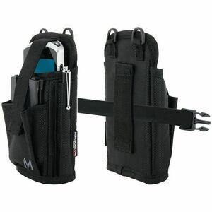 MOBILIS Carrying Case (Holster) Mobile Computer - Black - 1680D Nylon Body - Holster - 50 mm Height x 145 mm Width x 85 mm