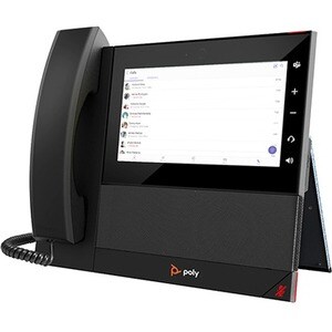 Poly CCX 600 IP Phone - Corded/Cordless - Corded/Cordless - Wi-Fi, Bluetooth - Desktop - Black - VoIP - PoE Ports