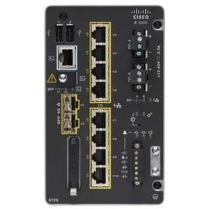 Cisco Catalyst IE3300 IE-3300-8T2S-A 8 Ports Manageable Ethernet Switch - 3 Layer Supported - Modular - 2 SFP Slots - Twis