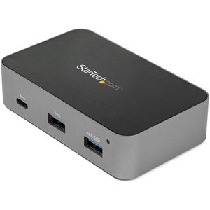 StarTech.com USB/Ethernet-Hub - USB 3.1 Typ C - Extern - Schwarz, Grau - UASP-Support - 3 Total USB Port(s) - 3 USB 3.1 Po