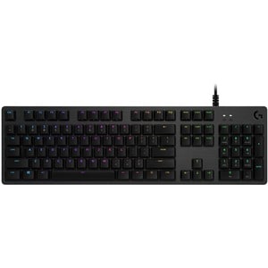 Logitech G512 Gaming Keyboard - Cable Connectivity - USB 2.0 Interface - Spanish - Carbon - Mechanical Keyswitch - Windows
