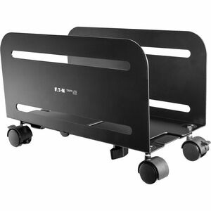 Eaton Tripp Lite Series Mobile CPU Caddy for Computer Towers - Width Adjustable, Locking Casters, Black - 22.05 lb Capacit