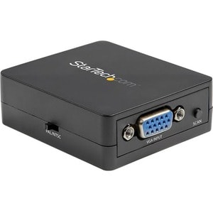 StarTech.com 1080p VGA to RCA and S-Video Converter - USB Powered - High Resolution VGA Input with Dynamic Scaling (VGA2VI