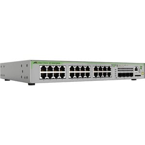 Allied Telesis CentreCOM GS970M GS970M/28PS 24 Ports Manageable Layer 3 Switch - 3 Layer Supported - Modular - 4 SFP Slots