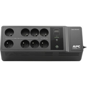 APC by Schneider Electric Back-UPS UPS em espera - 650 VA/400 W - Torre - 16 Hora Recharge - 2.60 Minuto Stand-by - 230 V 