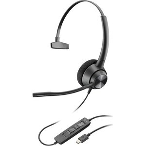 Plantronics EncorePro 310 Com fios Headset Mono Fone de ouvido - Monaural - Supra-aural - 32 Ohm - 50 Hz para 8 kHz - Canc