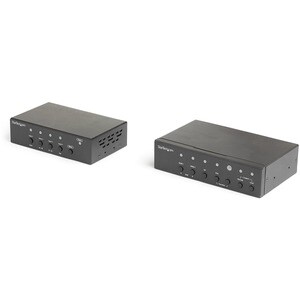 StarTech.com Video-Extender-Transmitter/Receiver - Verkabelt - TAA-konform - 4 Eingabegerät - 1 Ausgabegerät - 70 m Reichw
