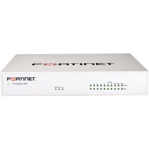 Fortinet FortiGate FG-60F Network Security/Firewall Appliance - 10 Port - 10/100/1000Base-T - Gigabit Ethernet - 200 VPN -