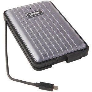 Tripp Lite by Eaton USB-C to SATA SSD/HDD Enclosure Adapter - USB 3.1 Gen 1 (5 Gbps), Thunderbolt 3, IP66 Rated, UASP - 1 