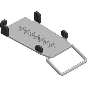 SpacePole MultiGrip Mounting Adapter for Payment Terminal - Black - Metal