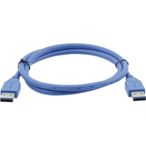 Kramer C-USB3/AA-3 91.44 cm USB Data Transfer Cable for Computer, Peripheral Device, Printer, Scanner - First End: 1 x USB