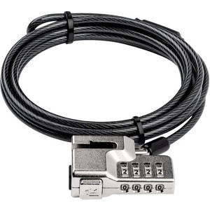 Kensington Combination Lock for Surface Pro and Surface Go - Serialized - 5.91 ft Cable - Preset - Combination Lock - Carb