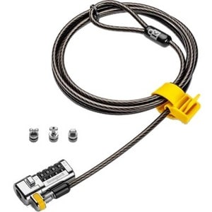 Kensington ClickSafe Cable Lock For Notebook - 1.83 m Cable - Patented T-bar/Combination Lock - Carbon Steel - For Notebook