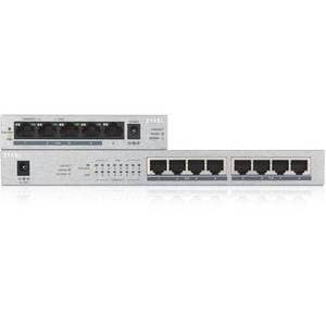 Commutateur Ethernet ZYXEL GS1008HP 8 Ports Gérable - Gigabit Ethernet - 1000Base-T - 2 Couche supportée - Paire torsadée 