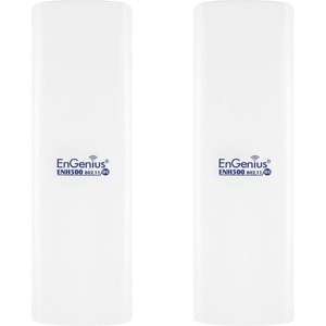 EnGenius ENH500v3 IEEE 802.11ac 867 Mbit/s Wireless Bridge - 5 GHz - 5 Mile Maximum Indoor Range - 2 x Network (RJ-45) - 2