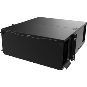 Ortronics Enclosure, Q-Series, Rackmount, 4U - For Fiber Optic Cable Manager, Patch Panel, Networking, Cassette - 4U Rack 
