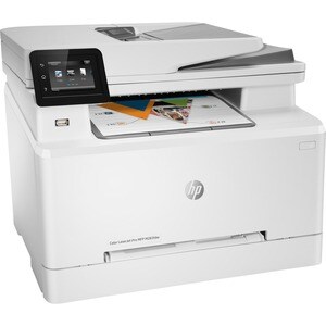 HP Inc. HP LaserJet Pro M283fdw Kabellos - Laser-Multifunktionsdrucker - Farbe - Kopierer/Fax/Drucker/Scanner - 21 Seiten/Min. Mono/21 ppm Farbdruck - 600 x 600 dpi Druckauflösung - Duplexdruck, Automatisch - Bis zu40000 Seiten pro Monat - 251 Blatt Papierzufuhr - Farbe Scanner - 1200 dpi Scanauflösung - Monochrom Fax - Gigabit-Ethernet - Wireless LAN - HP ePrint, Wi-Fi Direct, Mopria, Apple AirPrint, Google Cloud Print - USB