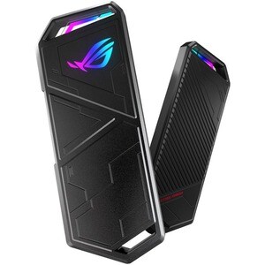Asus ROG Strix Arion Drive Enclosure PCI Express NVMe, M.2 - USB 3.2 (Gen 2) Type C Host Interface External - Black - 1 x 