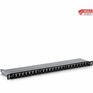 Network Pièce pour panneau TRENDnet TC-P24C6AHS - 24 Port(s) - 24 x RJ-45 - 0,5U Haut - Montable en rack