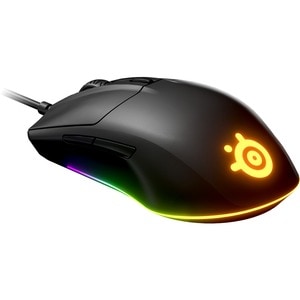 SteelSeries Rival 3 Wired Gaming Mouse - Optical - Cable - Black - USB - 8500 dpi - Scroll Wheel - 6 Button(s) - Right-handed