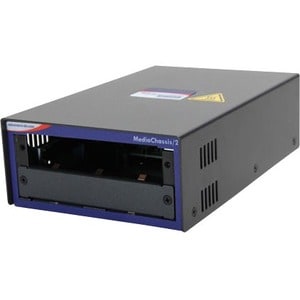 Advantech Modular Media Converter Chassis - 2 Slot - Rack-mountable, Wall Mount, Desktop