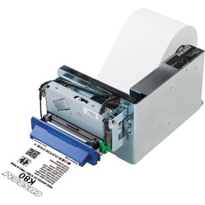 CUSTOM K80 direct thermal kiosk printer - Monochromatic - Receipts, tickets printing - 150 mm/s - 203 dpi - Head temp., pa