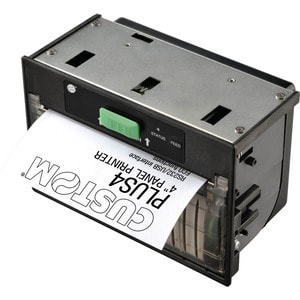 CUSTOM PLUS4 direct thermal panel printer - Monochromatic - Receipts, reports, labels printing - 70 mm/s - 203 dpi - Head 