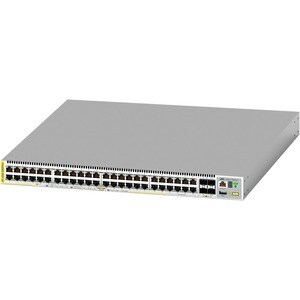 Allied Telesis x530 x530-52GPXm 40 Ports Manageable Layer 3 Switch - 3 Layer Supported - Modular - Optical Fiber, Twisted 