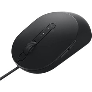 Dell MS3220 Mouse - USB 2.0 - Laser - 5 Button(s) - Black - Cable - 3200 dpi - Scroll Wheel - Symmetrical