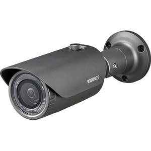 Wisenet HCO-7020R 4 Megapixel HD Surveillance Camera - Color, Monochrome - Bullet - Dark Gray - 82.02 ft - 2560 x 1440 - 4