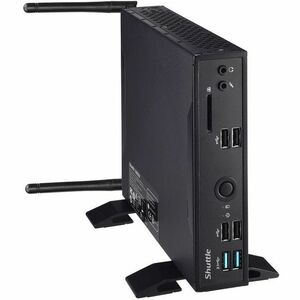 Shuttle XPC slim POS Terminal - Celeron 4205U 1,80 GHz - 4 GB DDR4 SDRAM 120 GB - Wireless LAN Gigabit-Ethernet - USB - Ne