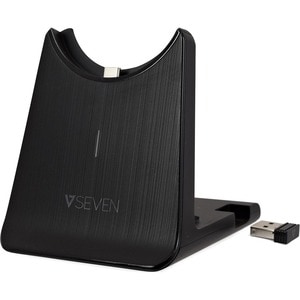 V7 CHCRDL Wired Cradle for Wireless Headset - Charging Capability - USB Type C - Black