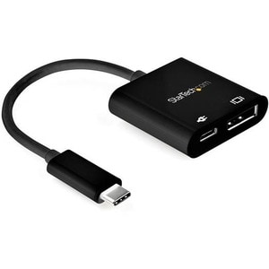 StarTech.com USB C to DisplayPort Adapter with 60W Power Delivery Pass-Through - 8K/4K USB Type-C to DP 1.4 Video Converte