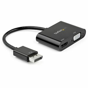 StarTech.com DP2VGAHD20. Anschluss 1: DisplayPort, Anschluss 2: HDMI + VGA (D-Sub), Connector 1 gender: Männlich. Konformi