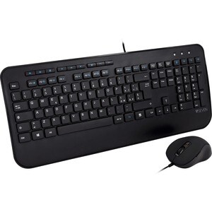 PRO USB KEYBOARD MOUSE COMBO IT FULLSIZE/PALMREST ITALIAN QWERTY